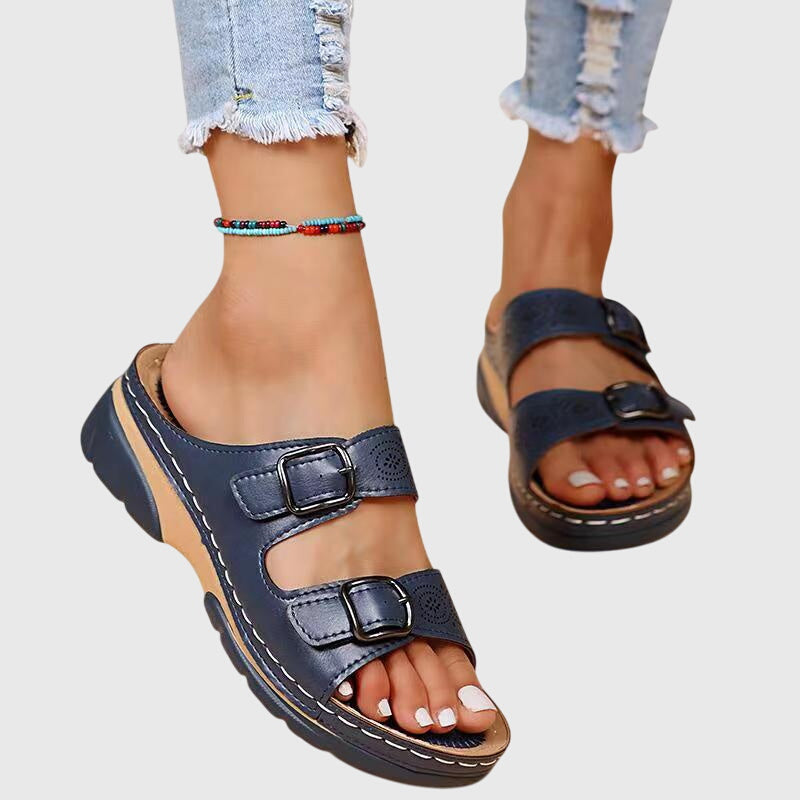 Diora™ | Ortopēdiskie ādas sandales