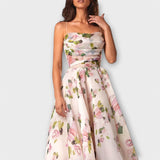 Eleganti Midi Kleita no Šifona