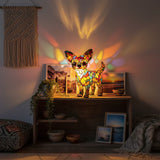 Čivava - Lampa vitražos