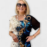 Barbara - Vasaras Kleita ar Ziedu Rakstu
