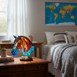 Šemík - Lampa vitražos