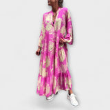 Nerina - Eleganti ziedu maxi kleitas
