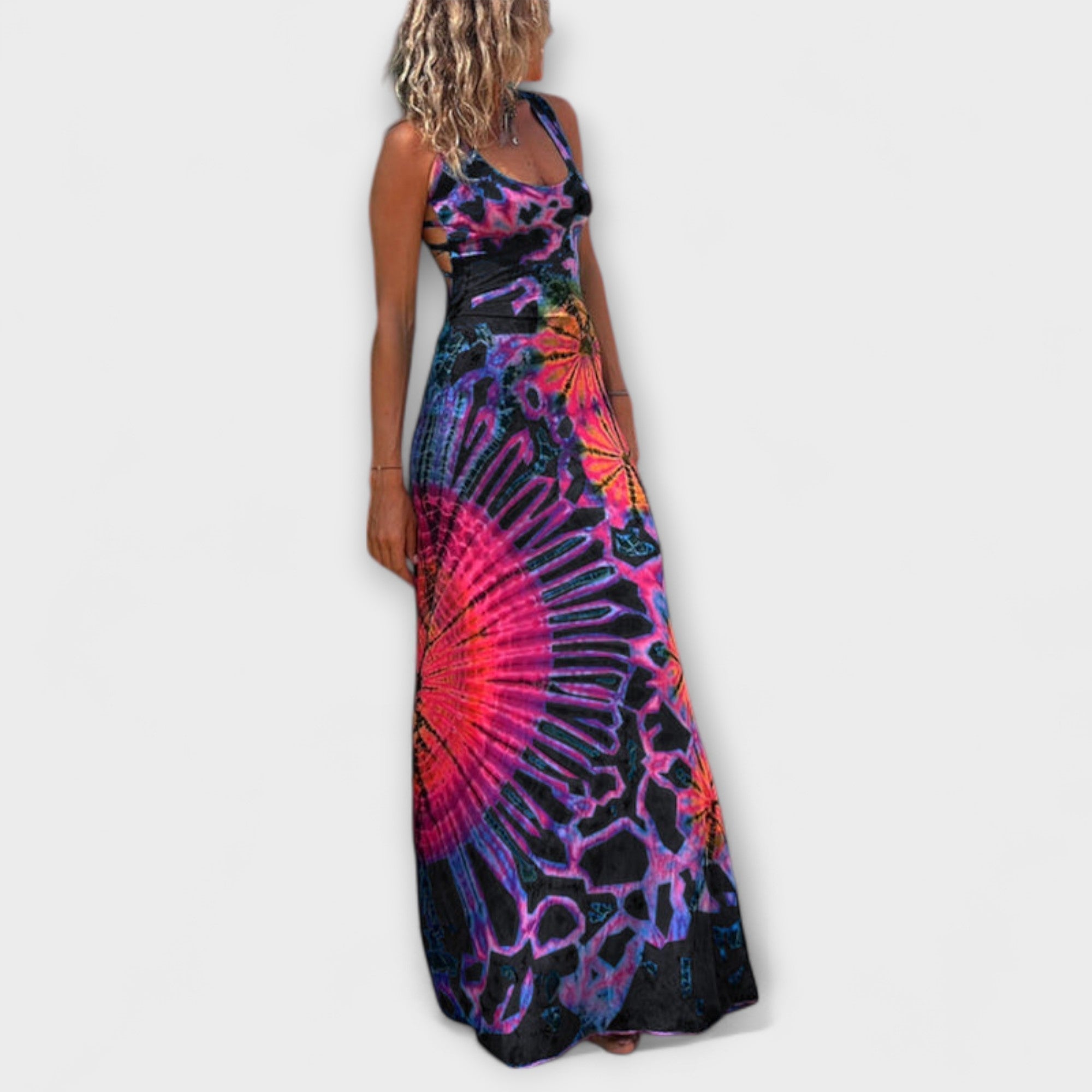 Ronja - La Bamba Tīkla Krāsota Maxi Kleita