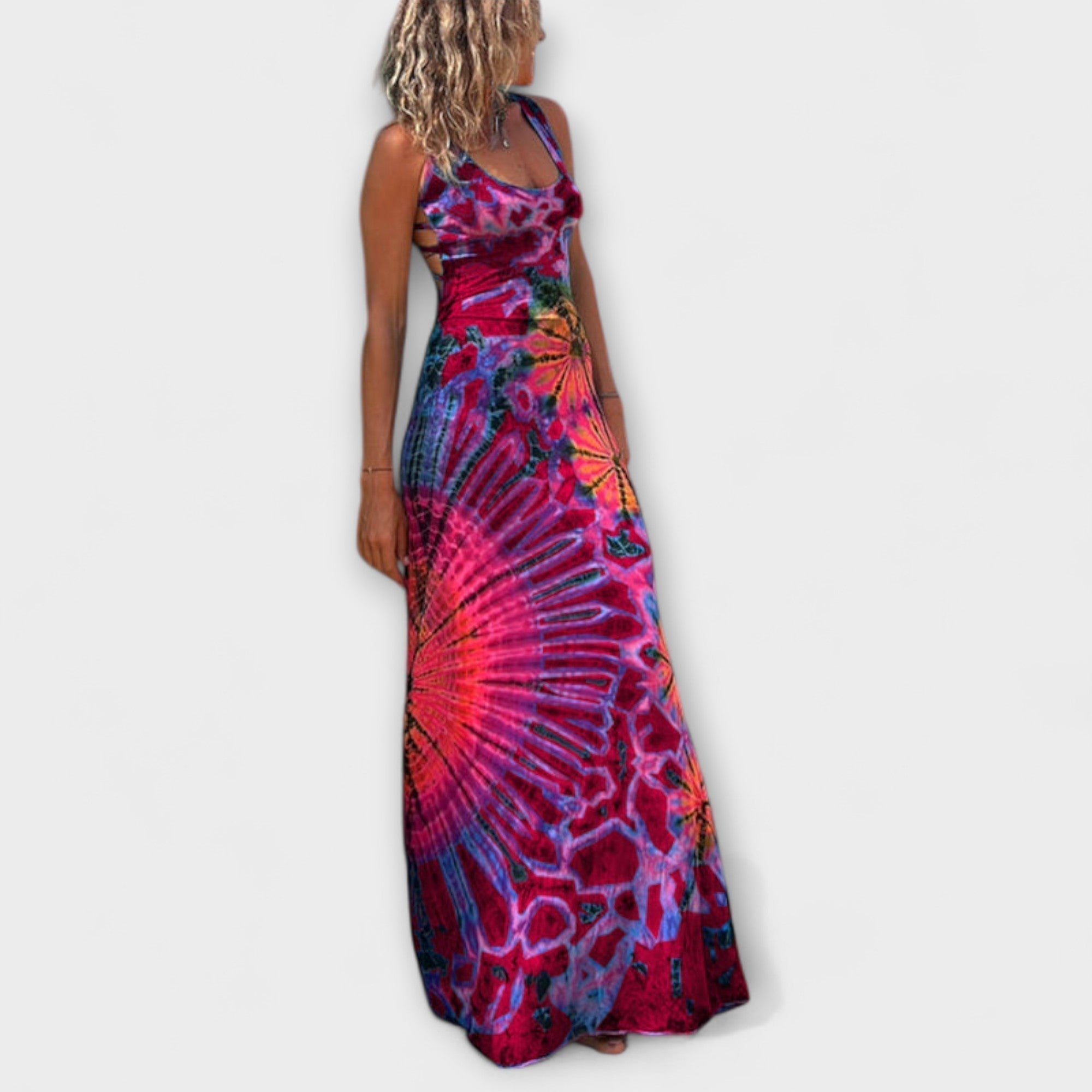 Ronja - La Bamba Tīkla Krāsota Maxi Kleita