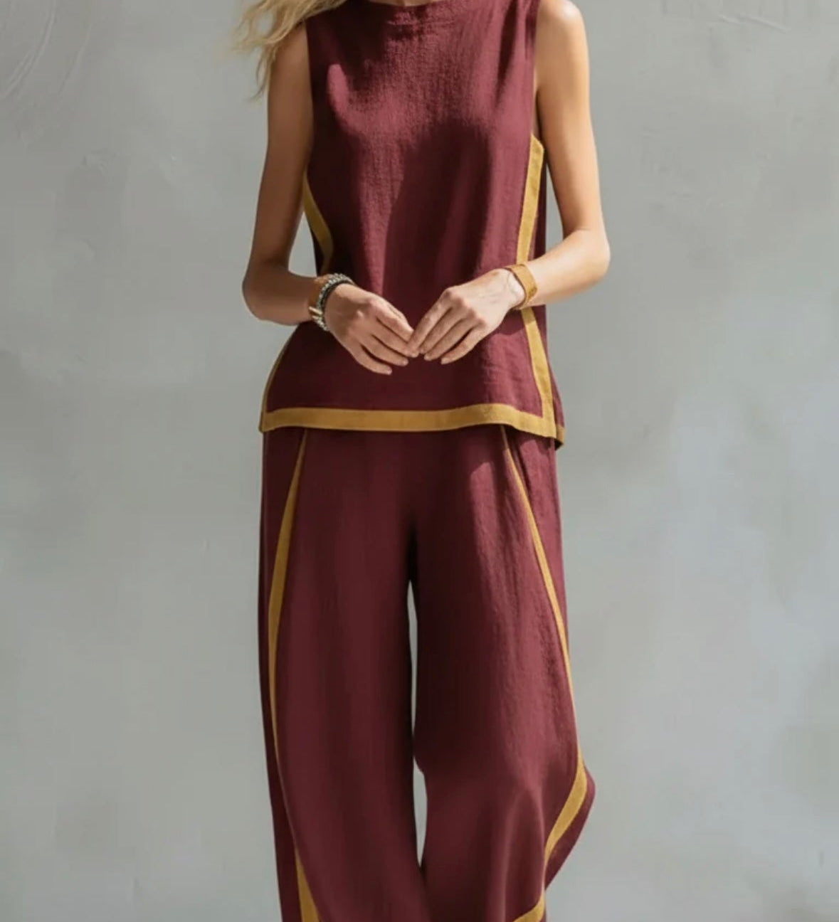 Leila | Elegants komplekts no kokvilnas un lina
