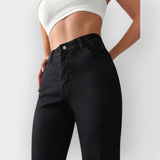 Kristýna Sofistikovanā Bootcut Džinsi ar Augsto Jostasvietu
