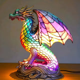 Drāciņš - Lampa vitrāžā