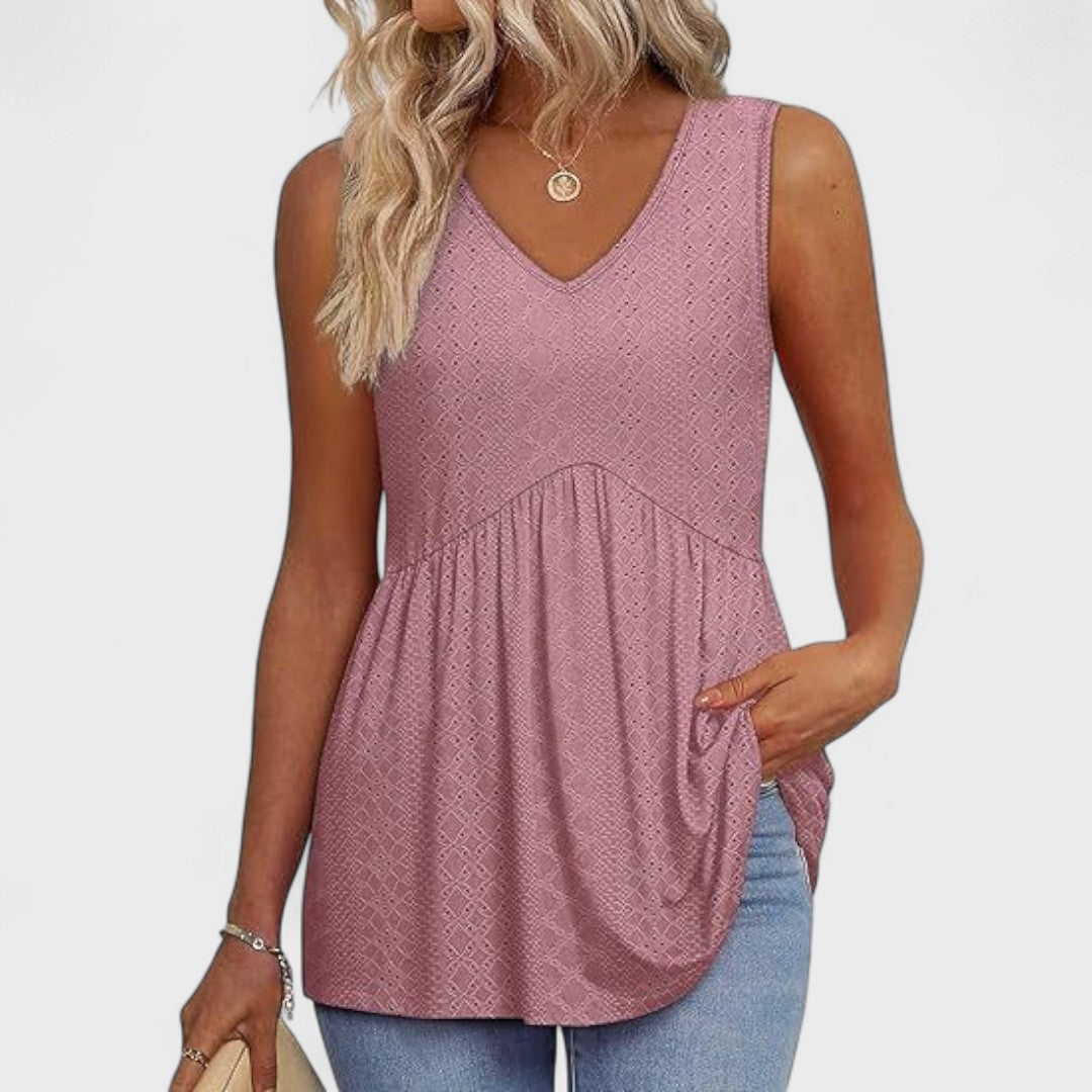 Elenor - Elegants Ikdienas Top
