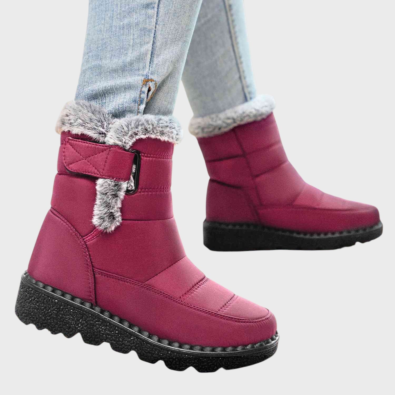 Nora | Siltinātas sniega zābaki ar velcro