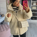 Karla – Mīksts teddy mētelis