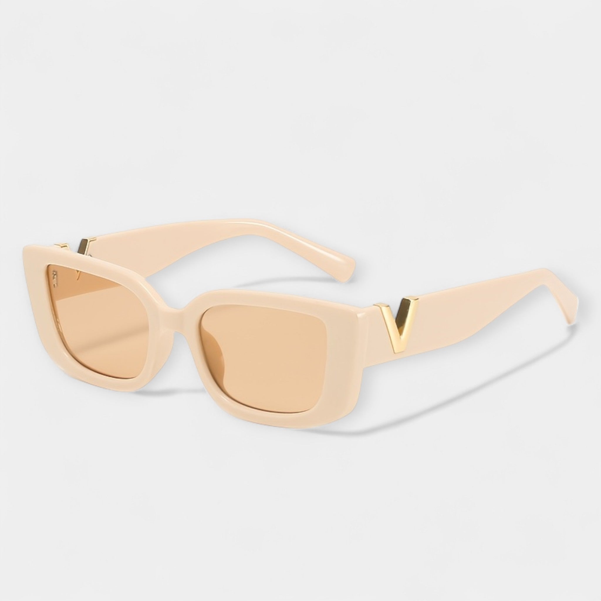 Magdalēna Eleganti Metāla Saules Kvadrātbrilles