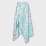 Everly - Sada halter topu un asimetriska midi kleita