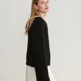 Camila | Elegants adīts kardigāns ar pogām