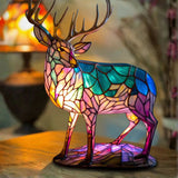 Lampa pludmalē ar staltbrieža motīvu