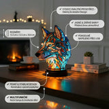 Akéla - Lampa vitražos